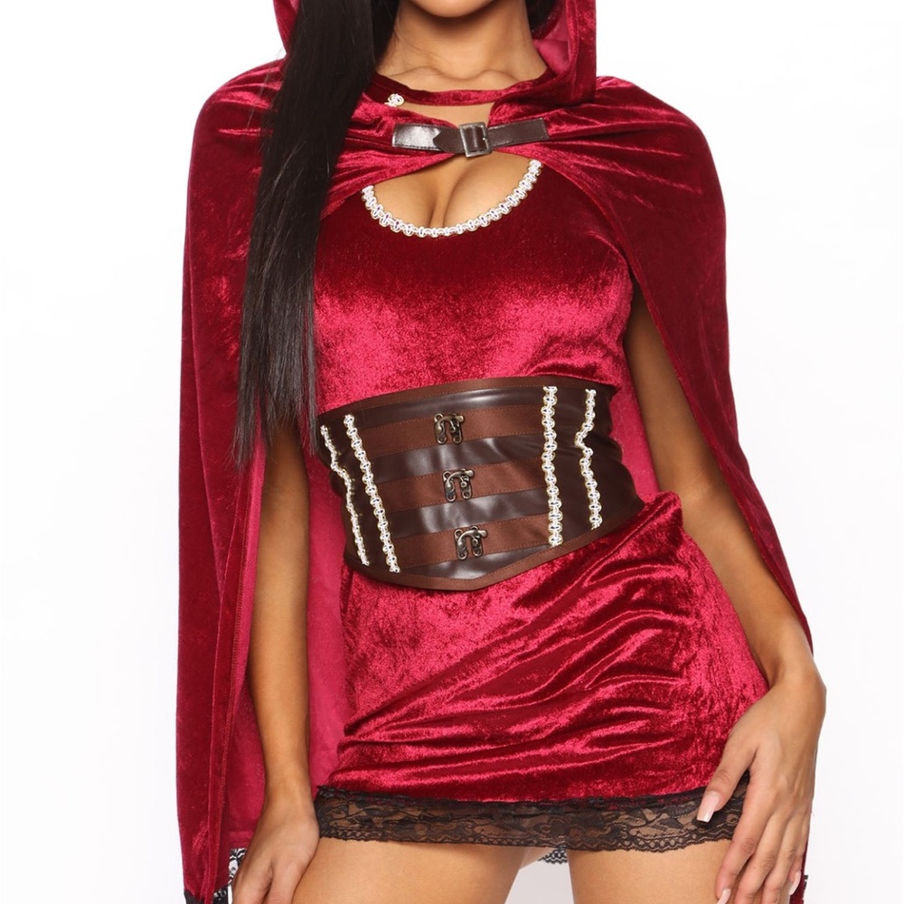 Fashion Nova Red Riding Hood Costume - Picture 2 of 11